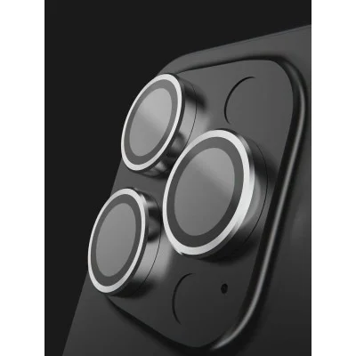 Bodyguardz Apex Individual Camera Lens Protector For Iphone 16 Pro & 16 Pro Max - Silver